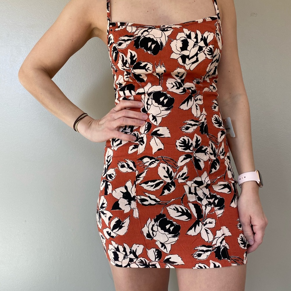 Free people intimately floral dress xs new!